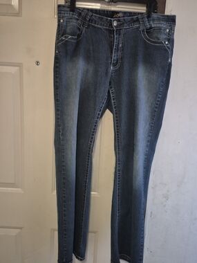 Angels Women's Washed Blue Jeans